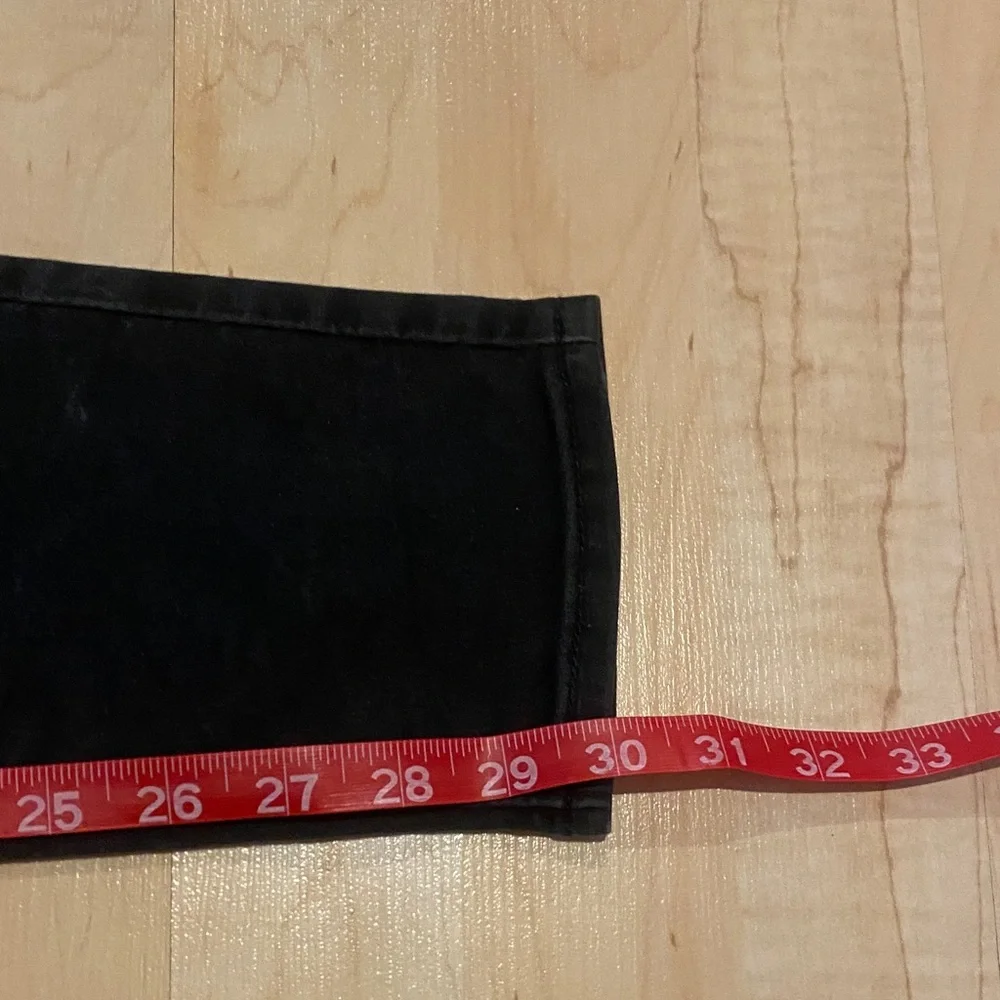 Levi Strauss Black Mid Rise Skinny Jeans Size 6 Business Casual Stretch Denim - Picture 7 of 7
